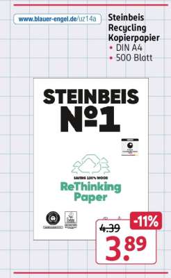 Steinbeis Recycling Kopierpapier