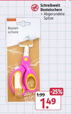 Schreibwelt Bastelschere