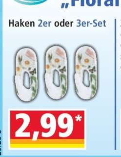 Haken 2er- oder 3er-Set