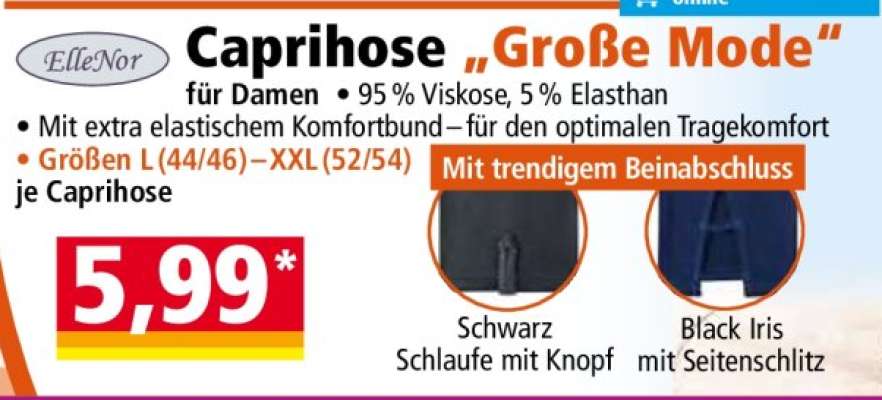 Caprihose „Große Mode“