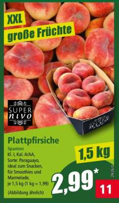 Plattpfirsiche*