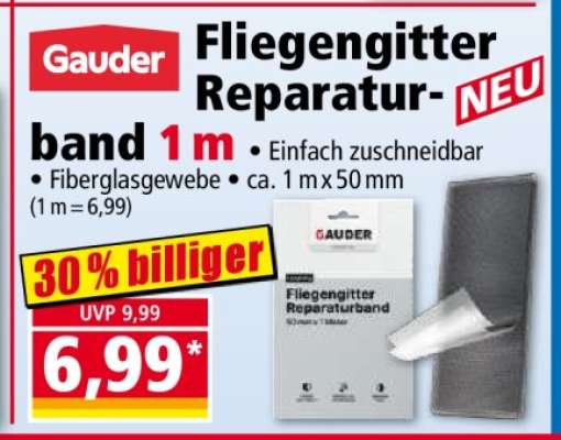 Fliegengitter Reparaturband 1 m