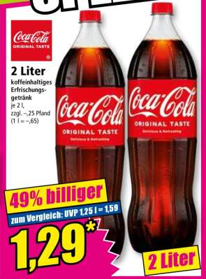 Coca Cola Original Taste 2 Liter