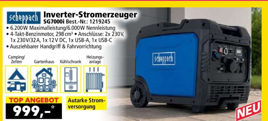 Inverter-Stromerzeuger