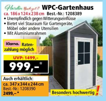 WPC-Gartenhaus