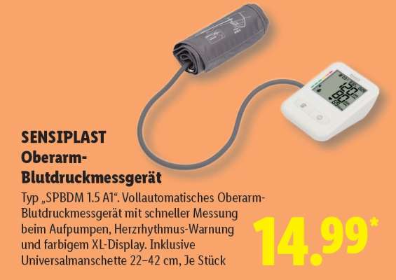 SENSIPLAST Oberarm-Blutdruckmessgerät