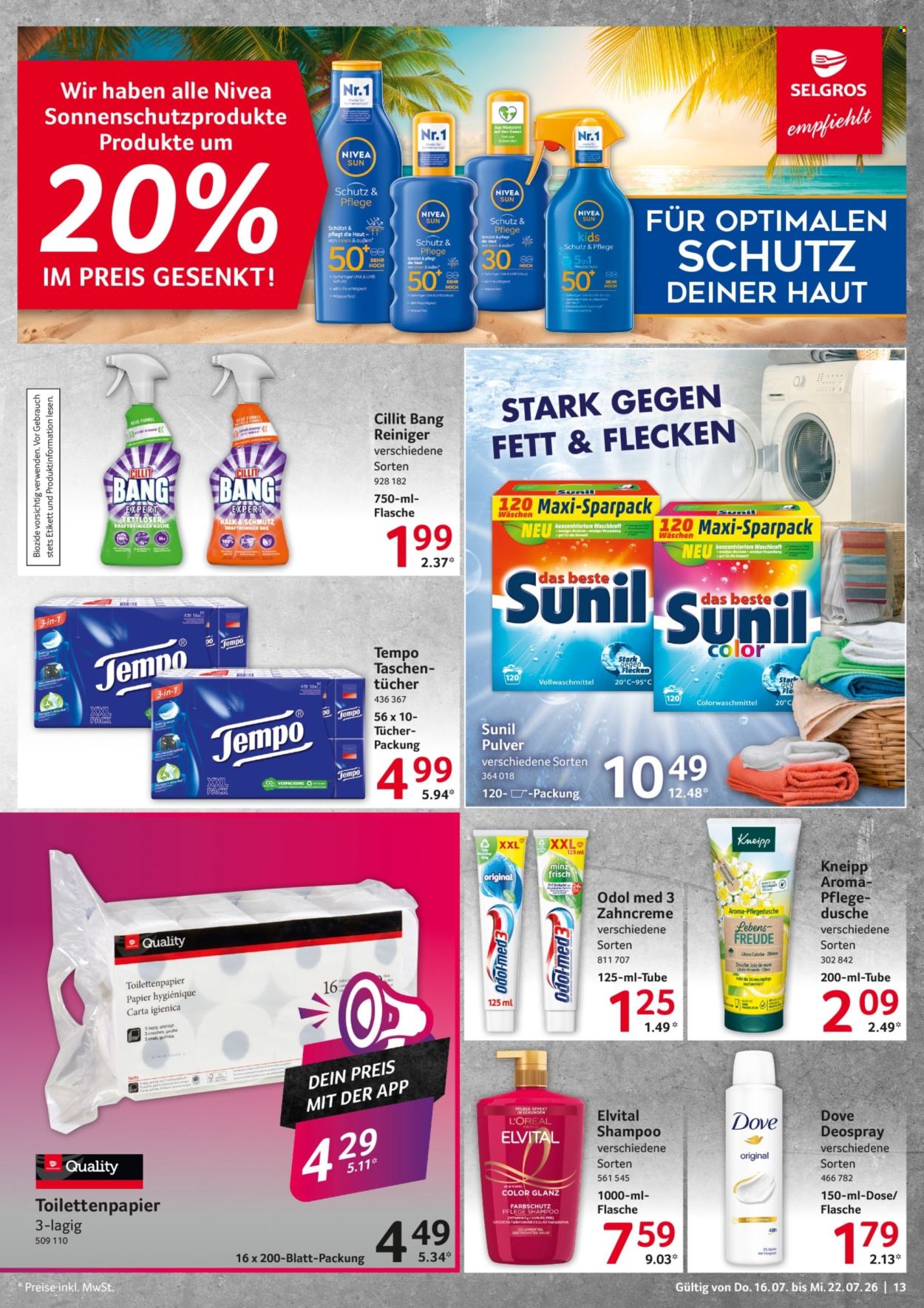 Selgros Prospekte  - 16.7.2026 - 22.7.2026. Seite 13