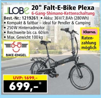 20" Falt-E-Bike Plexa