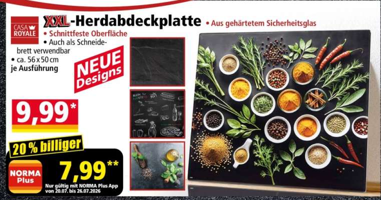 XXL-Herdabdeckplatte