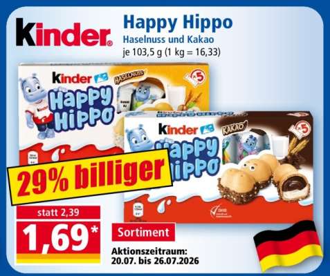 kinder Happy Hippo*