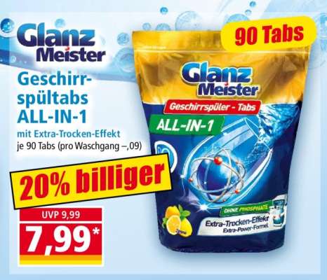 Geschirrspültabs ALL-IN-1