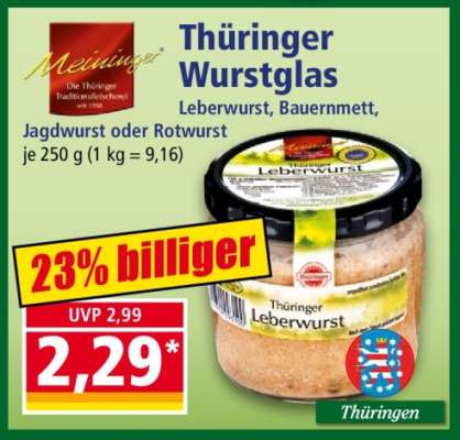 Thüringer Wurstglas
