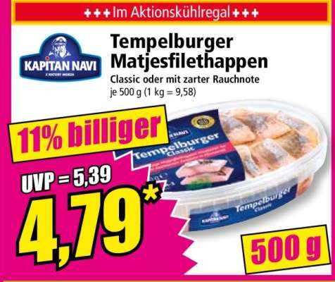 Tempelburger Matjesfilethappen