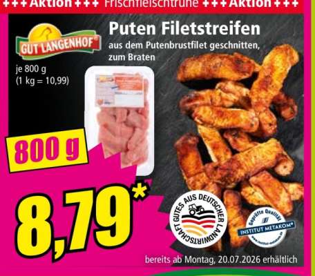 Puten Filetstreifen