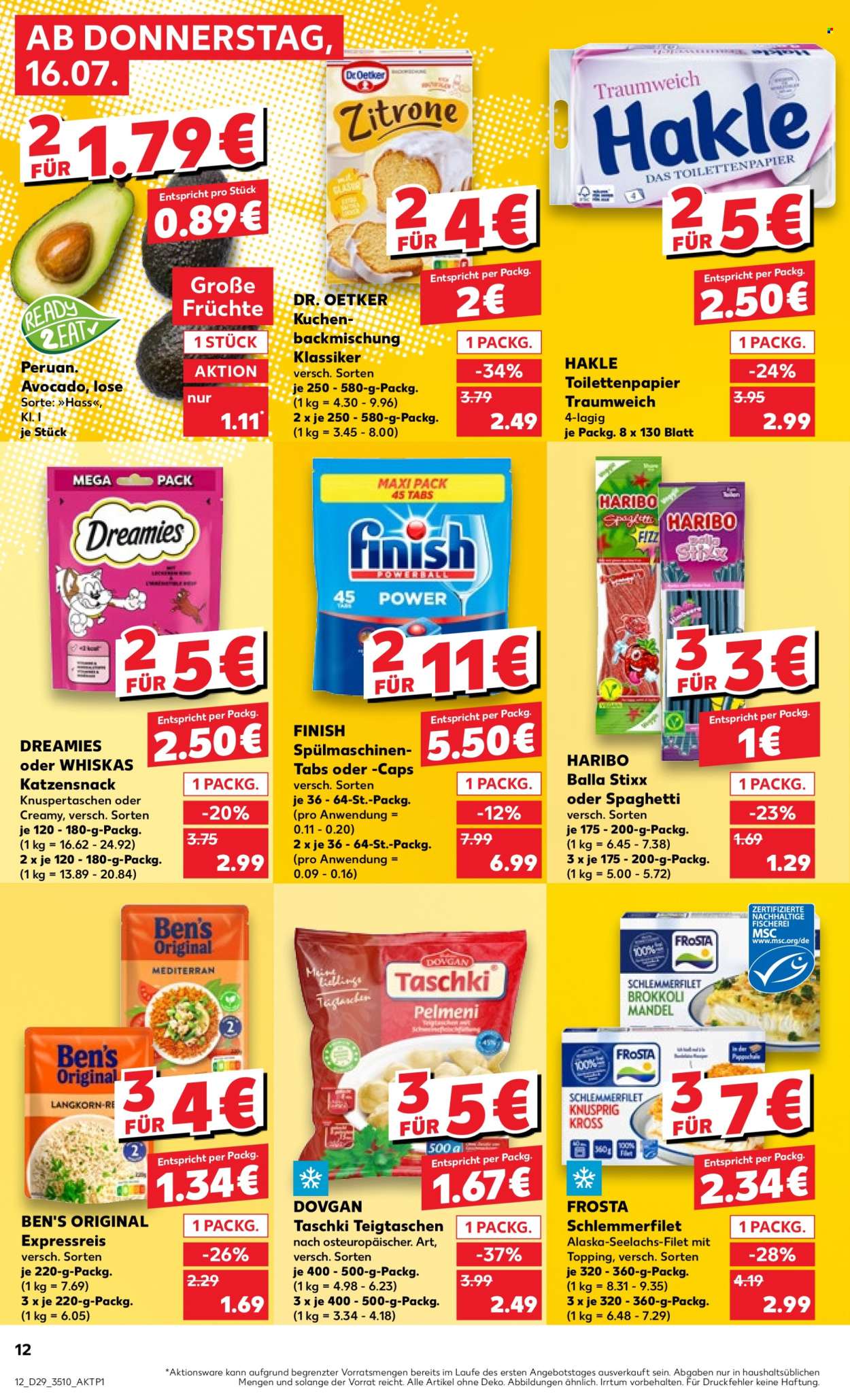 Kaufland Prospekte  - 16.7.2026 - 22.7.2026. Seite 12