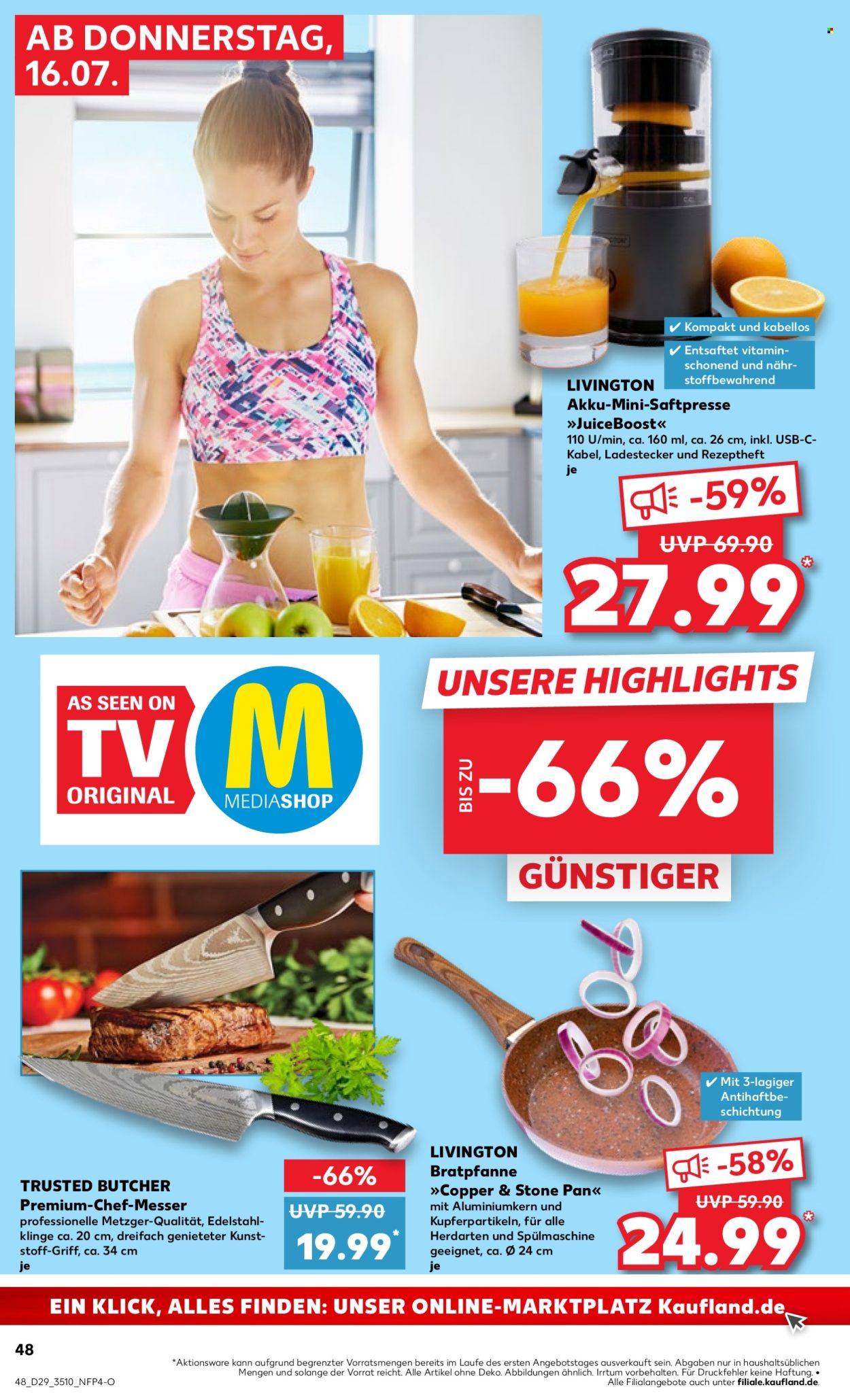 Kaufland Prospekte  - 16.7.2026 - 22.7.2026. Seite 48