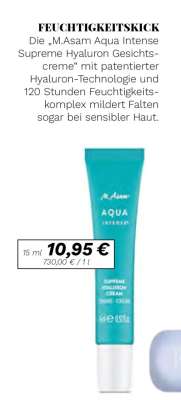 M.Asam Aqua Intense Supreme Hyaluron Gesichtscreme