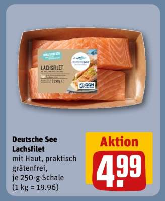 Deutsche See Lachsfilet