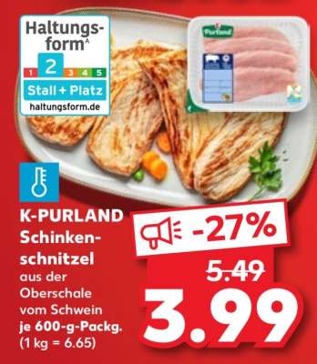 K-PURLAND Schinkenschnitzel