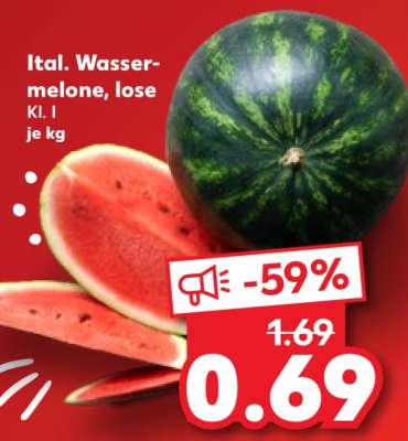 Ital. Wassermelone, lose