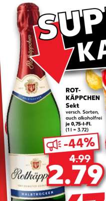 ROT-KÄPPCHEN Sekt