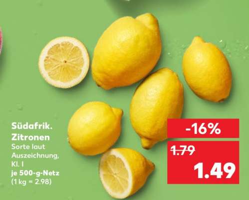 Südafrik. Zitronen