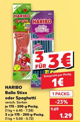 HARIBO Balla Stixx oder Spaghetti