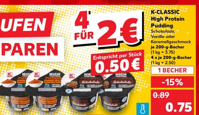 K-CLASSIC High Protein Pudding