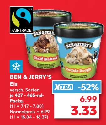 BEN & JERRY’S Eis