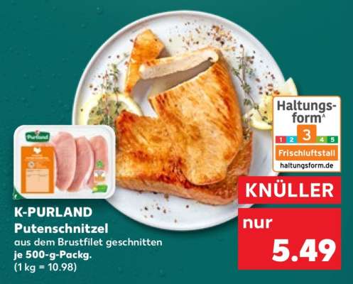K-PURLAND Putenschnitzel