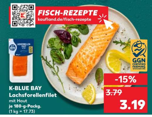 K-BLUE BAY Lachsforellenfilet