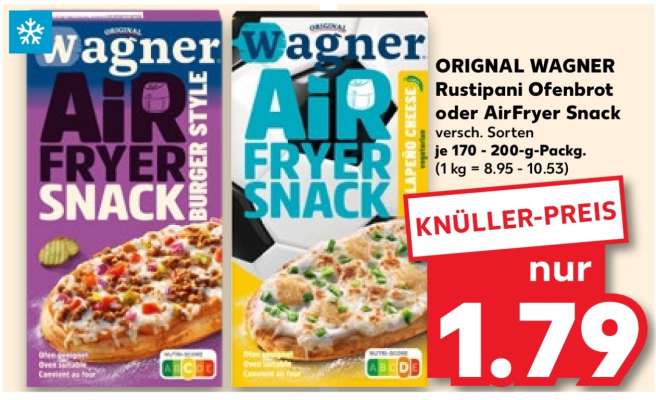 ORIGNAL WAGNER Rustipani Ofenbrot oder AirFryer Snack