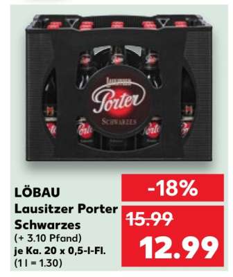 LÖBAU Lausitzer Porter Schwarzes