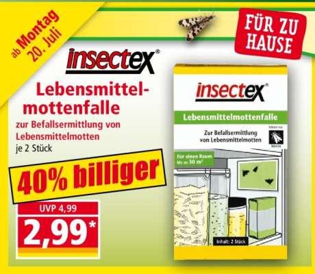 insectex® Lebensmittelmottenfalle
