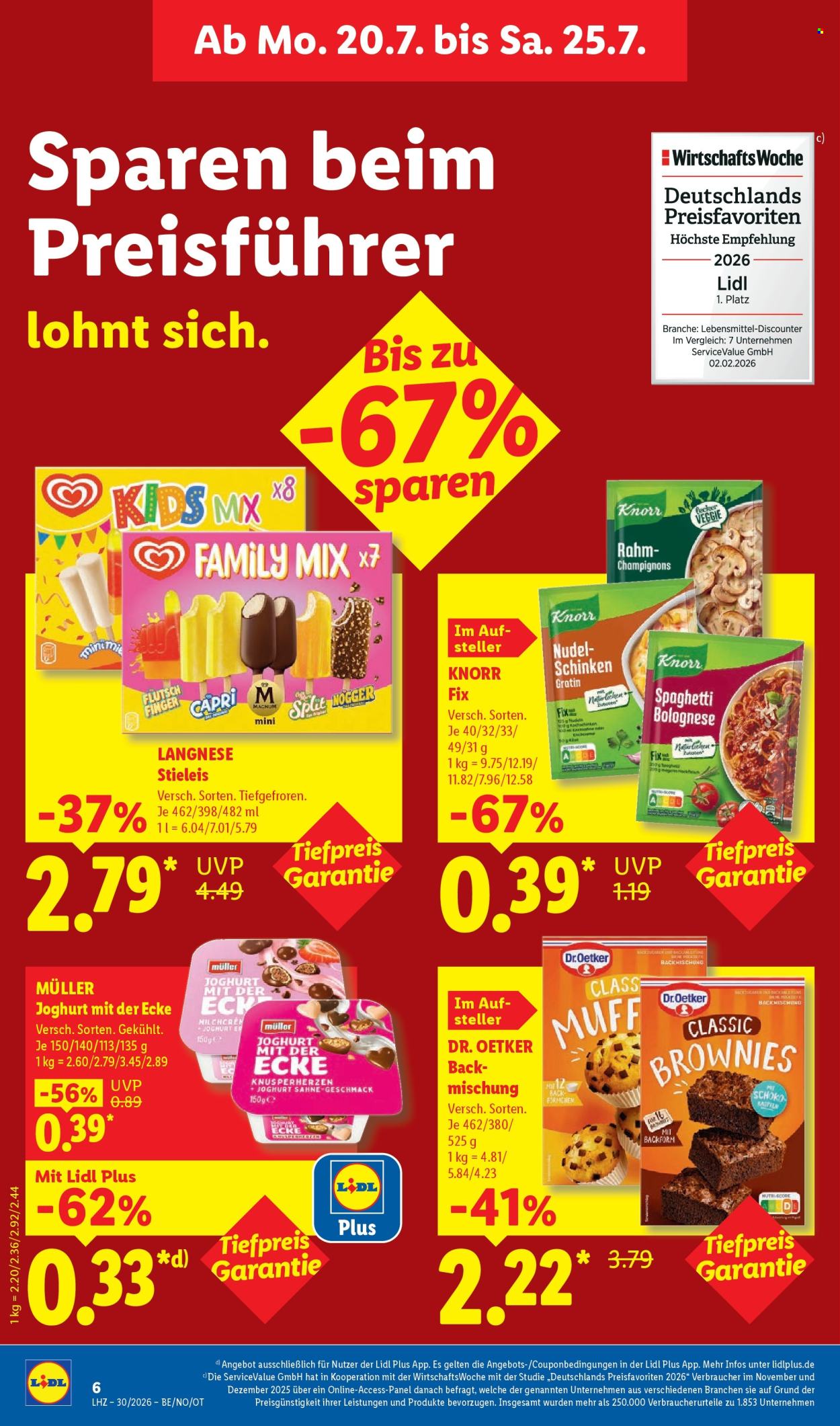 Lidl Prospekte  - 20.7.2026 - 25.7.2026. Seite 14