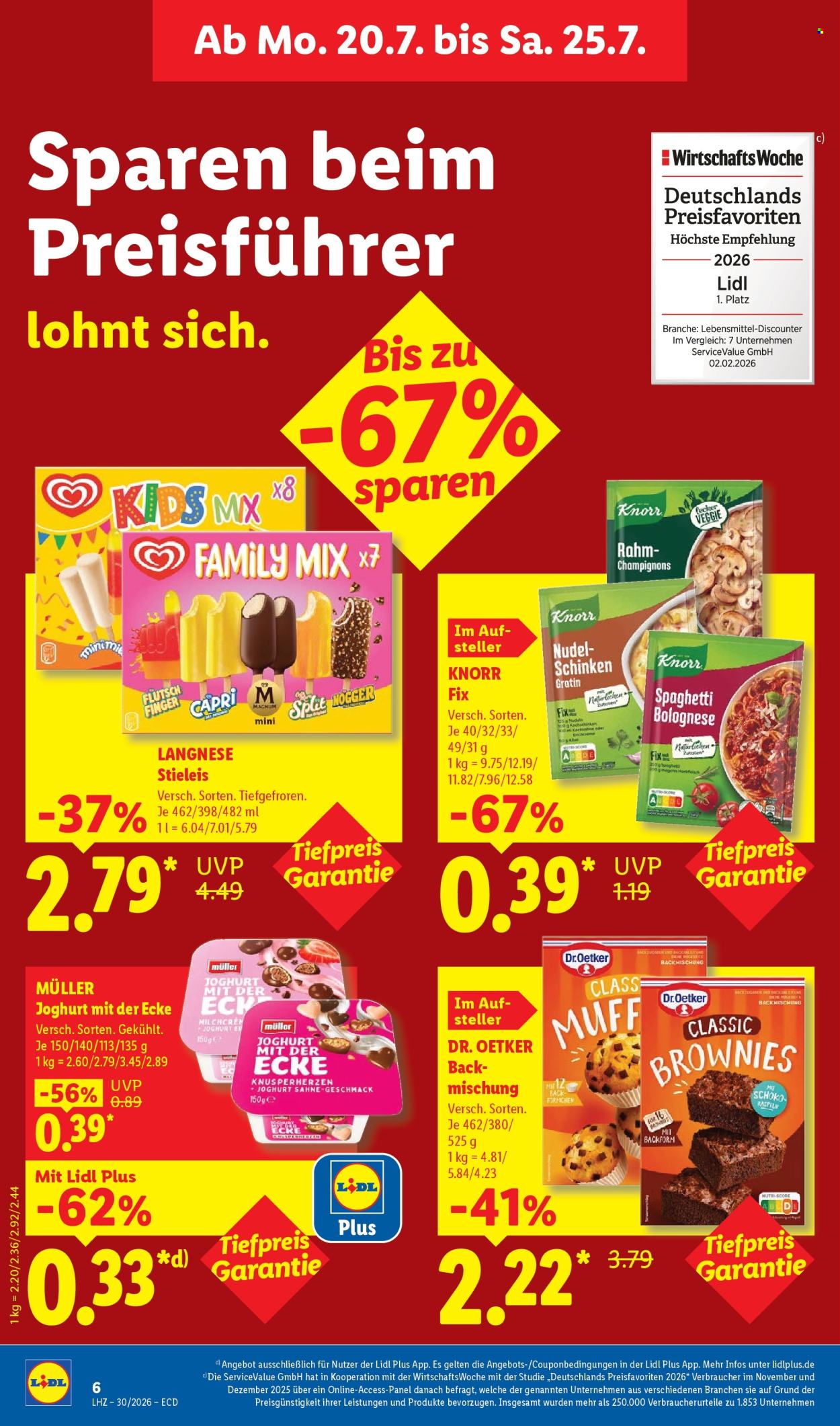 Lidl Prospekte  - 20.7.2026 - 25.7.2026. Seite 14