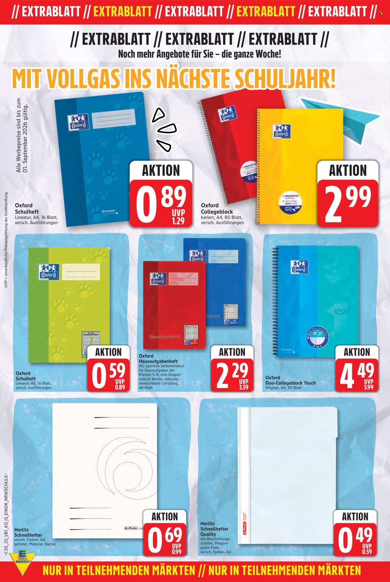 E center Prospekte  - 13.7.2026 - 1.9.2026. Seite 2