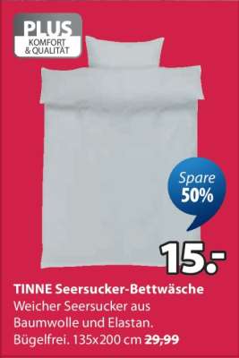 TINNE Seersucker-Bettwäsche
