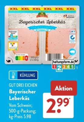 GUT DREI EICHEN Bayerischer Leberkäs