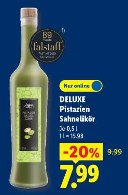 Deluxe Pistazien Sahnelikör