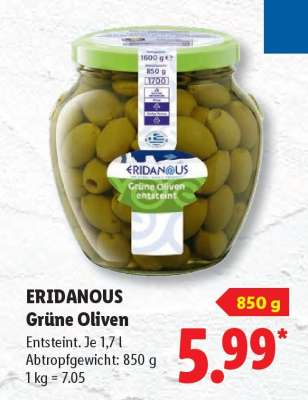 Eridanous Grüne Oliven