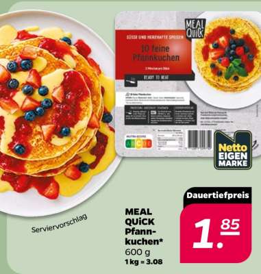 MEAL QUICK Pfannkuchen