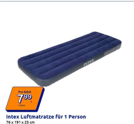 Intex Luftmatratze für 1 Person