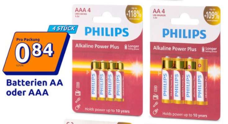 Batterien AA oder AAA