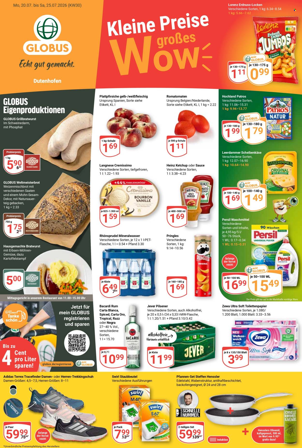 Globus Prospekte  - 20.7.2026 - 25.7.2026. Seite 1