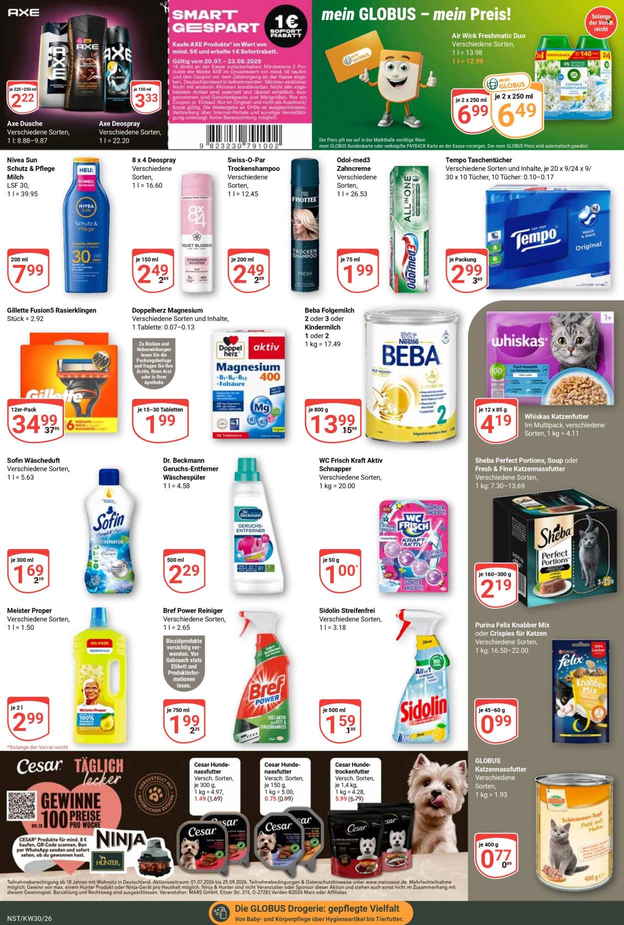 Globus Prospekte  - 20.7.2026 - 25.7.2026. Seite 17