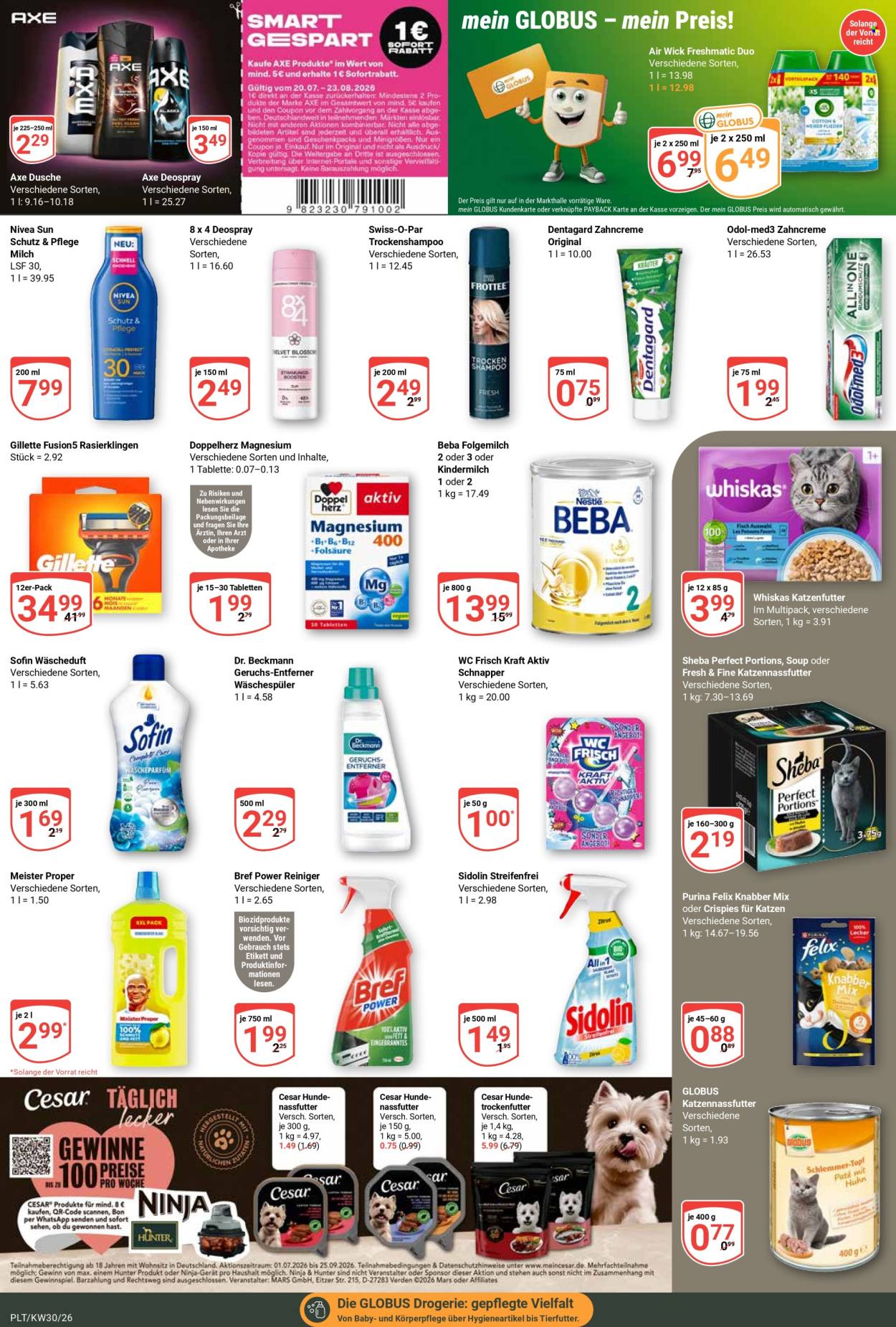 Globus Prospekte  - 20.7.2026 - 1.8.2026. Seite 18