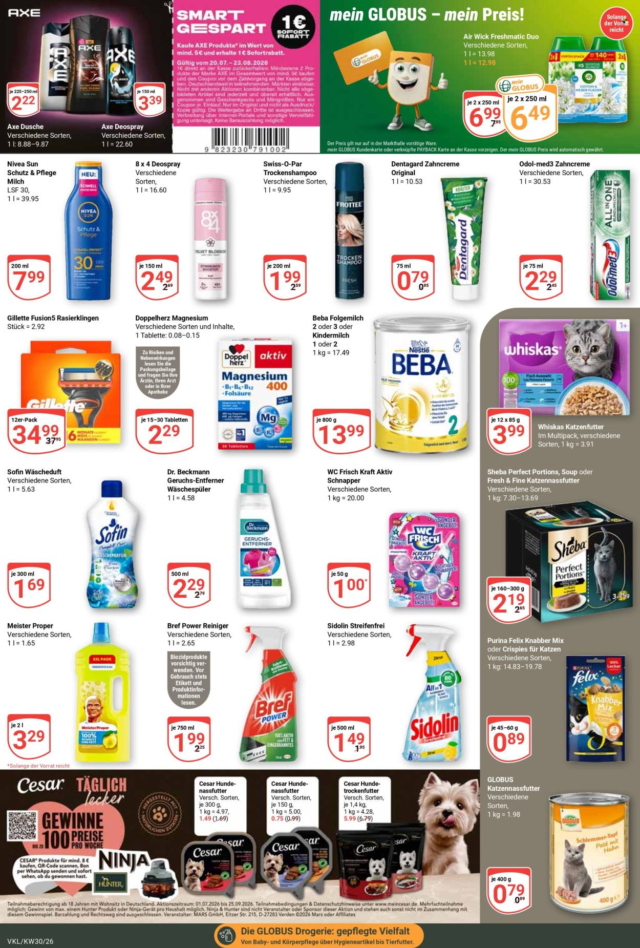 Globus Prospekte  - 20.7.2026 - 25.7.2026. Seite 20