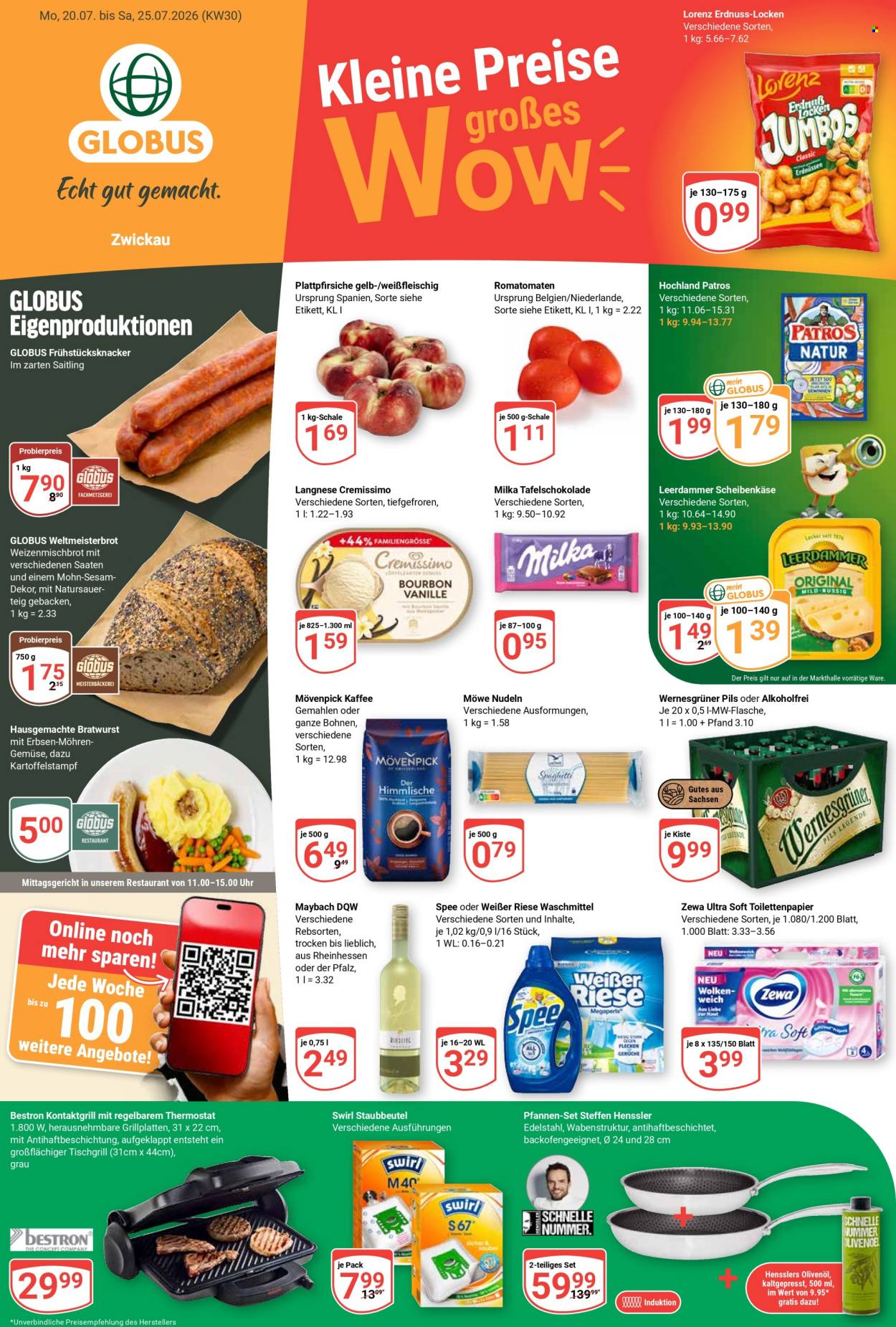 Globus Prospekte  - 20.7.2026 - 25.7.2026. Seite 1