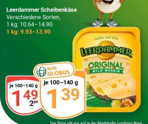 LEERDAMMER Scheibenkäse